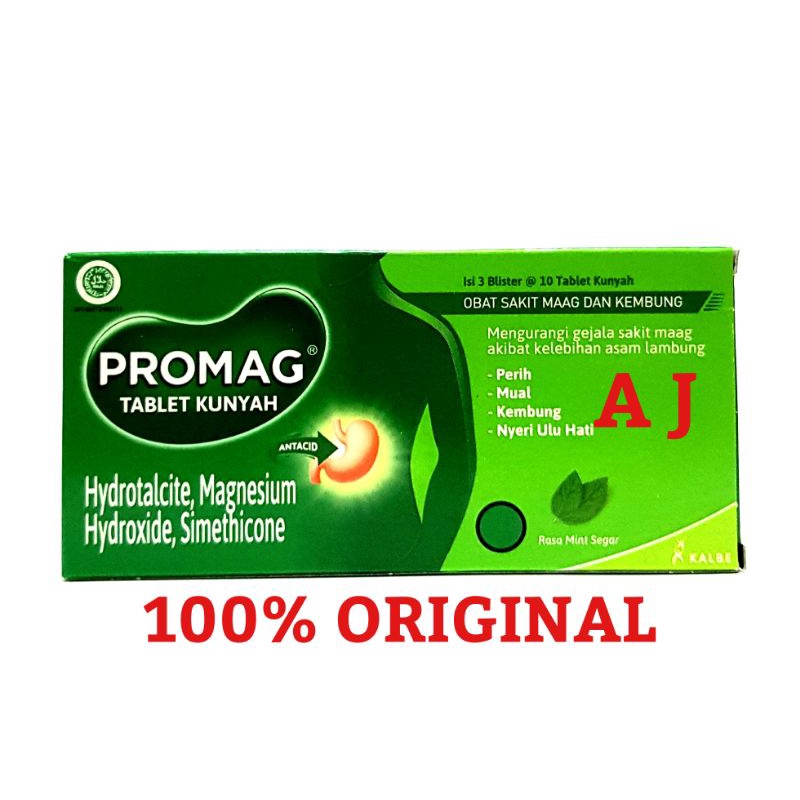 Promag Tablet - Obat Maag dan Kembung