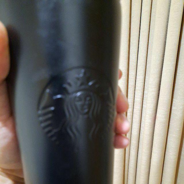 Starbucks Tumbler Siren Black Matte Troy Limited Rare Stainless