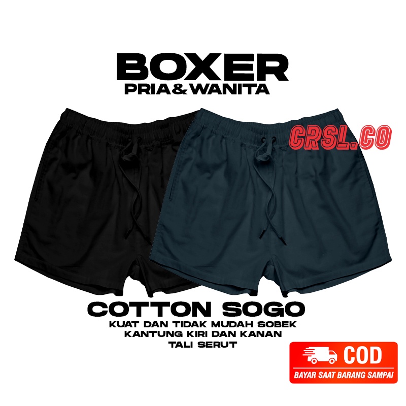 BOXER CASUAL PRIA WANITA // CELANA PENDEK BOXER SPORT BOXER OLARAGA