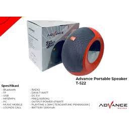 Speaker Advance Portable / Speaker Bluetooth Mini / T-522BT