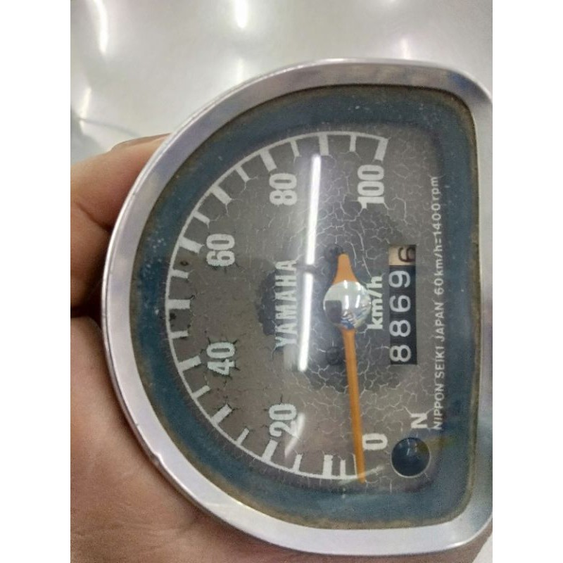 SPEEDOMETER YAMAHA V75 V80 plus BREKET ORIGINAL 2ENDBISA BUAT CB VARIASI