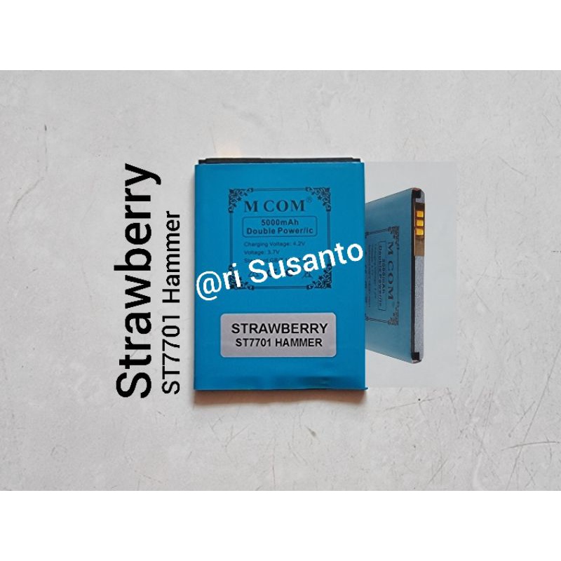 Baterai MCOM for Strawberry ST7701 Hammer Double Power 5000mAh