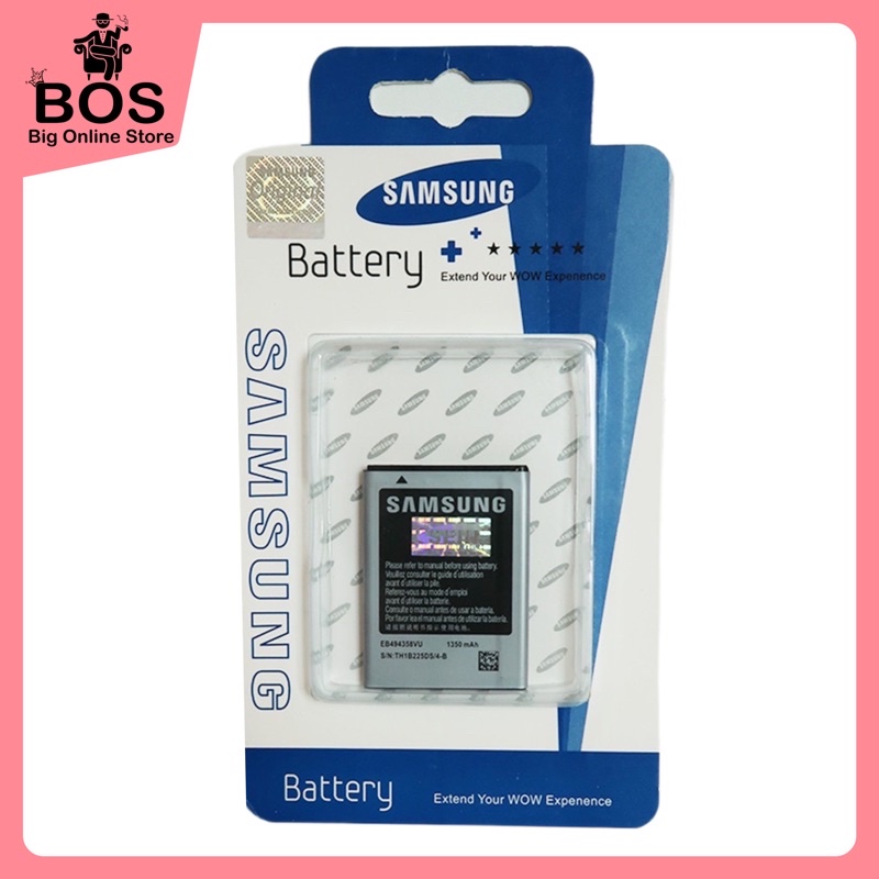 BOS - Baterai Samsung Galaxy S5830 / S7500 / S6500 / GT S6310 / S6810 / Ace 1 / Young New / Fame / Ace Plus / EB-494358VU | BT Batre Battery HP