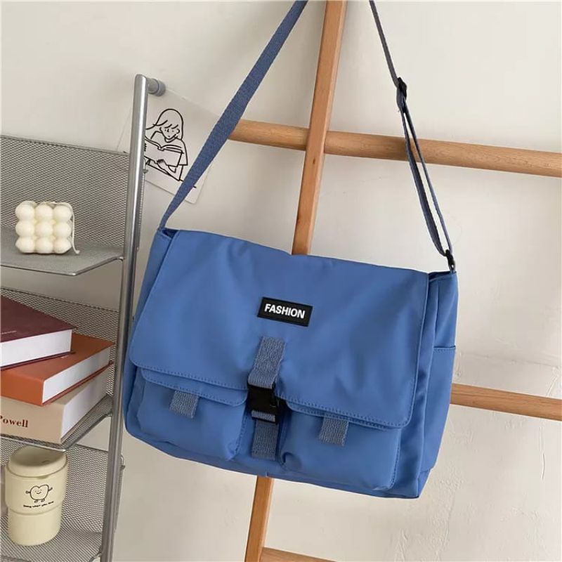 MEIMEISHOP KUY - TAS SELEMPANG WANITA UNISEX FASHION KOREA TERMURAH SLEMPANG LOKAL