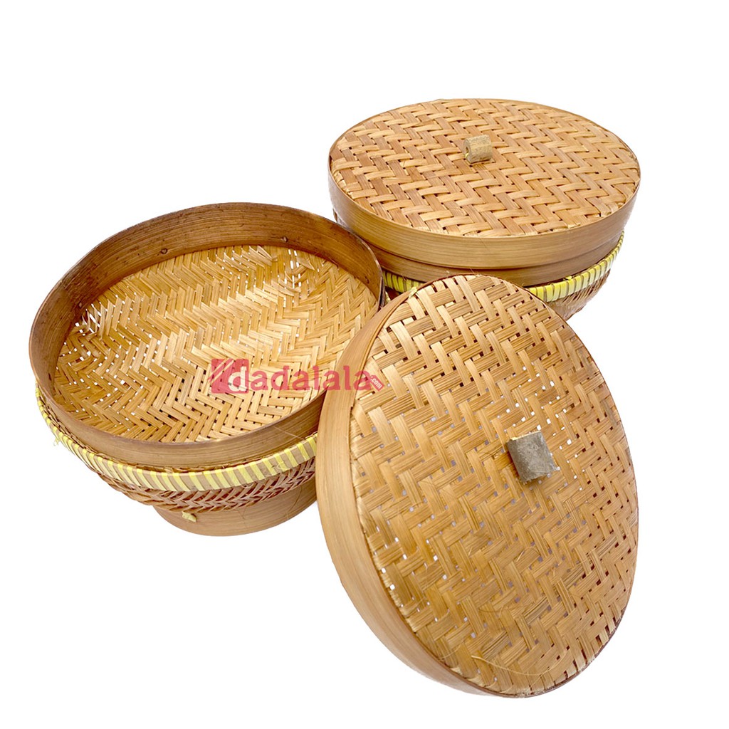 DADALALA Wakul Nasi / Boboko / Ceting Wadah Nasi Tradisional Bahan Bambu - 2 Varian