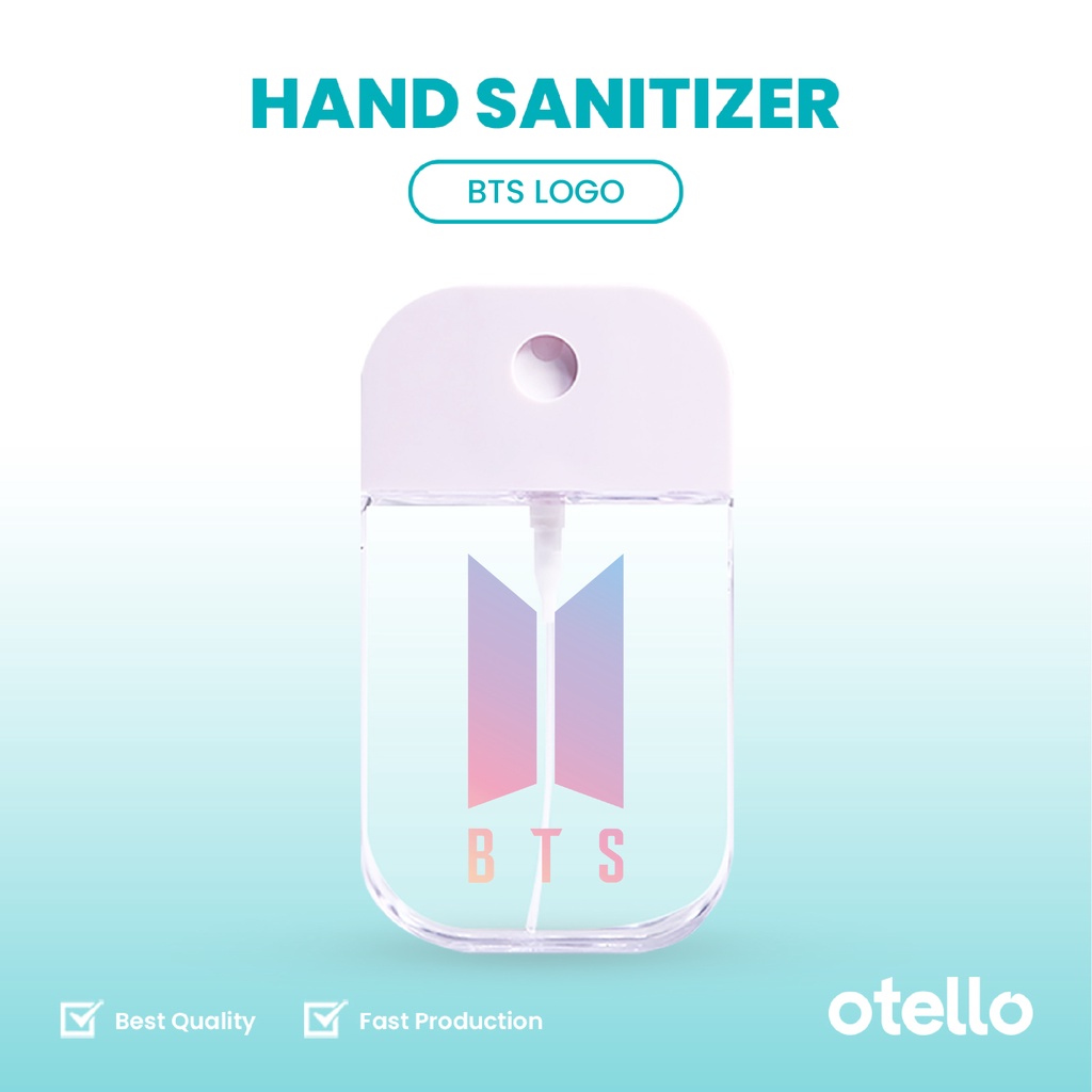 Otello - Pocket Hand Sanitizer BTS Logo Nama Spray Bottle Bangtan Kpop Korea Fans Idol