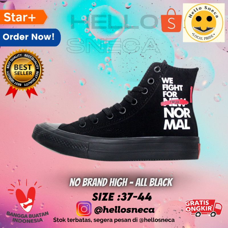 Nobrands Footwear TPS High All Black True Normal