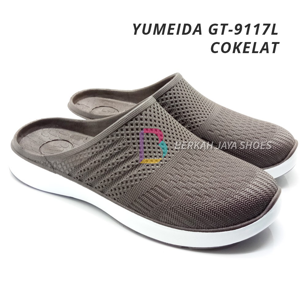 Sandal Selop Pria - Sepatu Sandal Karet Pria - Sandal Selop Karet Pria Yumeida GT - 9117 L Anti Air