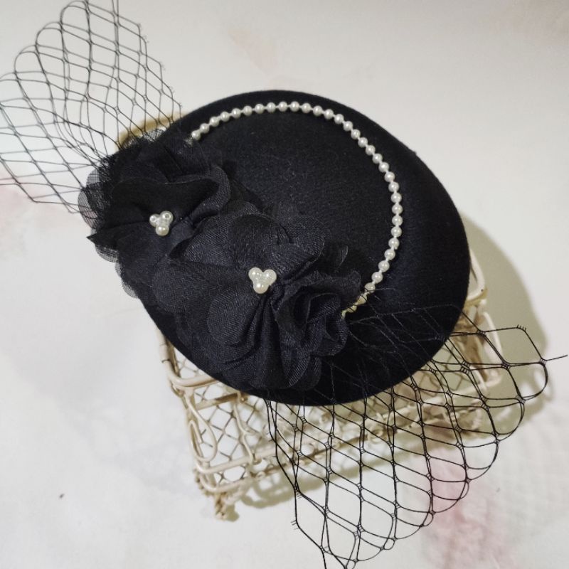 Fascinator hat Topi Fascinator Bando Topi Michiko Bondu Topi Anak Bando Bunga Topi Bunga Bandana Top