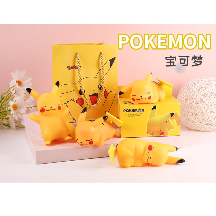 Lampu Pokemon Pikachu Mini Mood Lamp Figure Pikachu