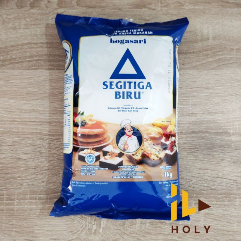 

Tepung Terigu Segitiga Biru (Premium 1kg) / Tepung Segitiga Biru Premium