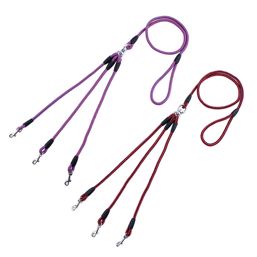 Tali Tuntun Hewan Anjing Kucing / Triple Pet Leash Dog Cat  3 in 1