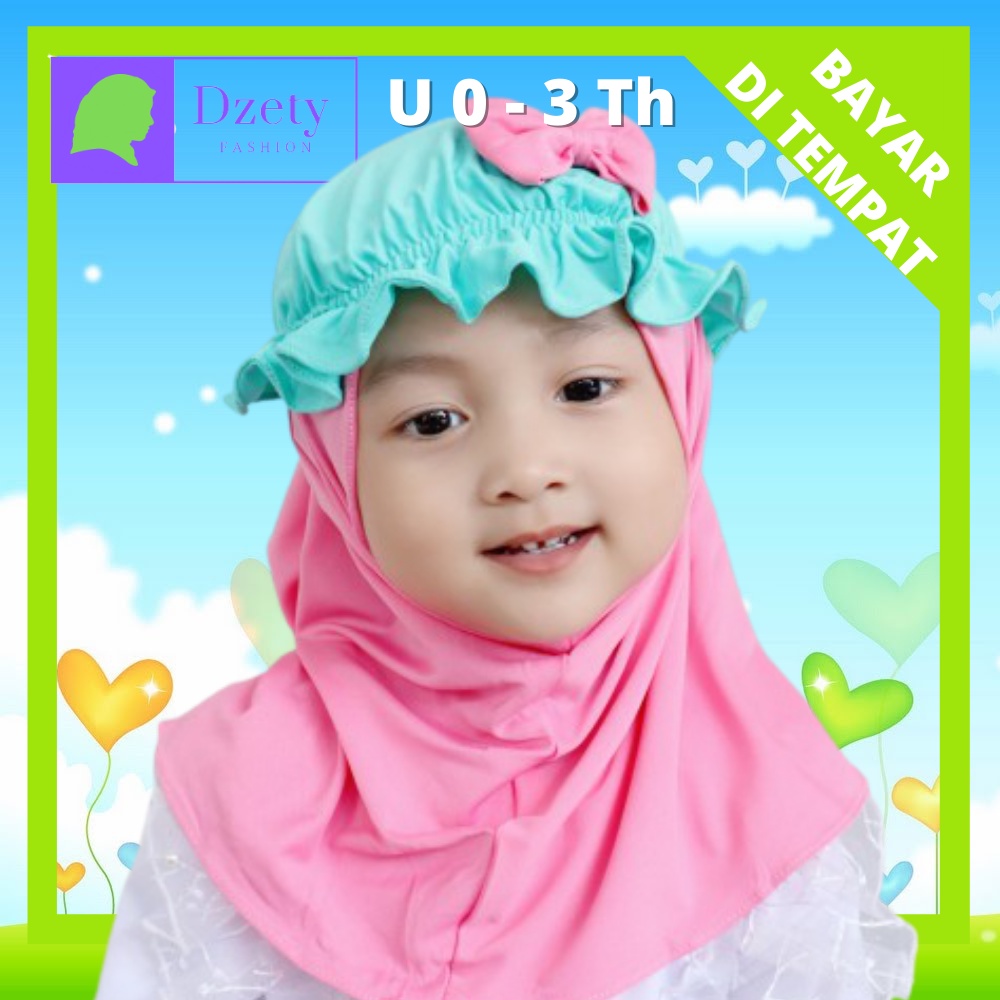 TWIN TIGER BABY HIJAB/HIJAB ANAK/JILBAB ANAK BAYI