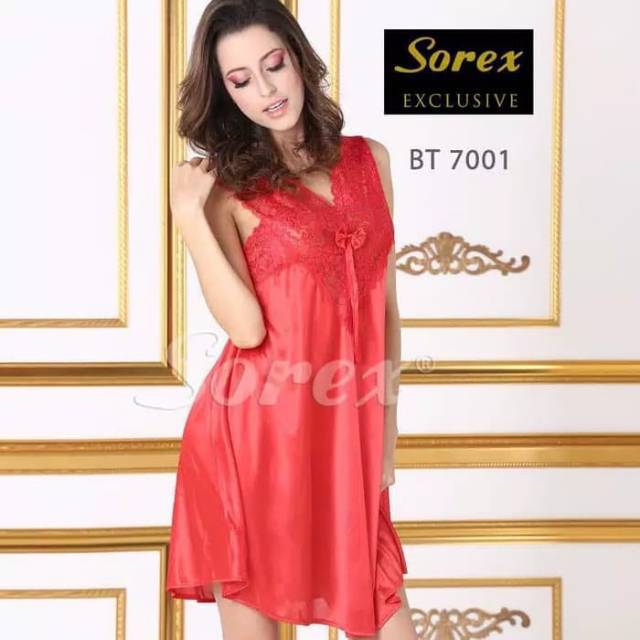 SOREX Baju Tidur Satin BT 7001 Premium Satin Terbaru