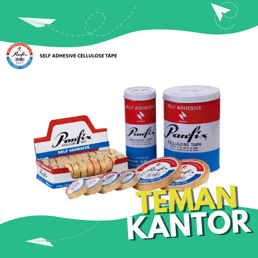 

CELLO TAPE | ISOLASI PANFIX 1/2 x 72 yard