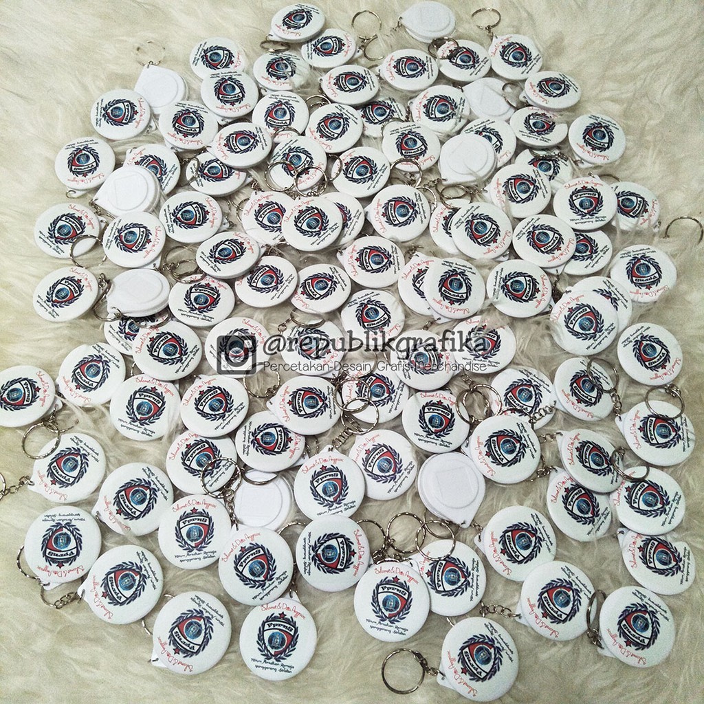 GANTUNGAN KUNCI SOUVENIR CUSTOM 44MM MURAH BERKUALITAS