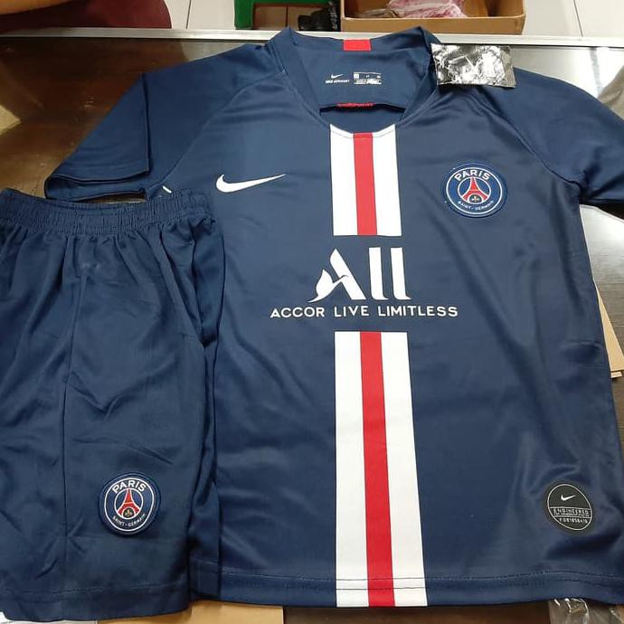 Promo Jersey Baju Bola Psg Home Kids Anak 2019/2020 Grade Ori Berkualitas