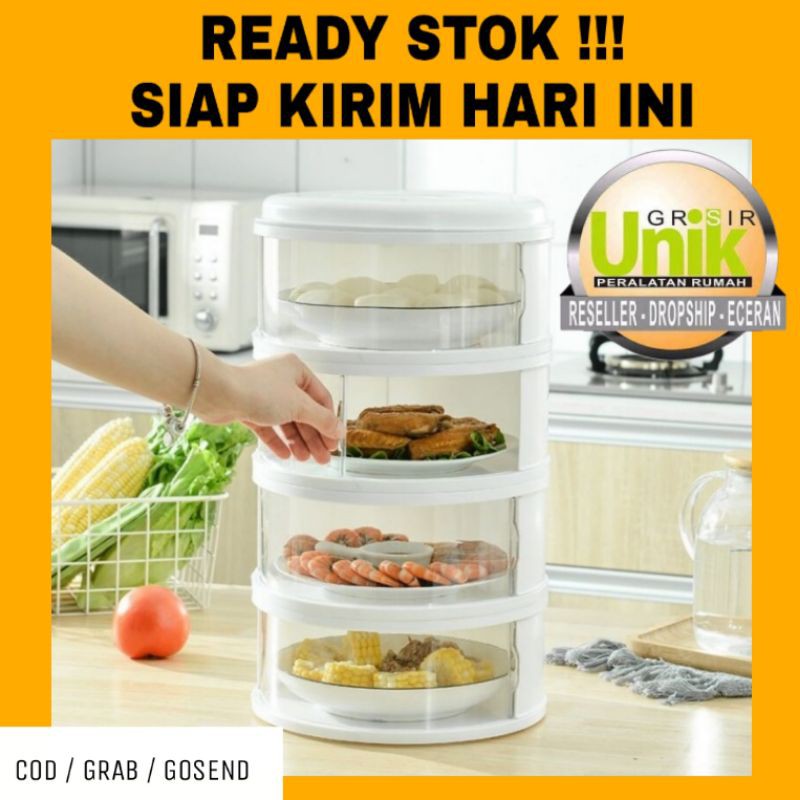 COD TUDUNG SAJI SUSUN 4 Food cover layer penutup makanan anti lalat