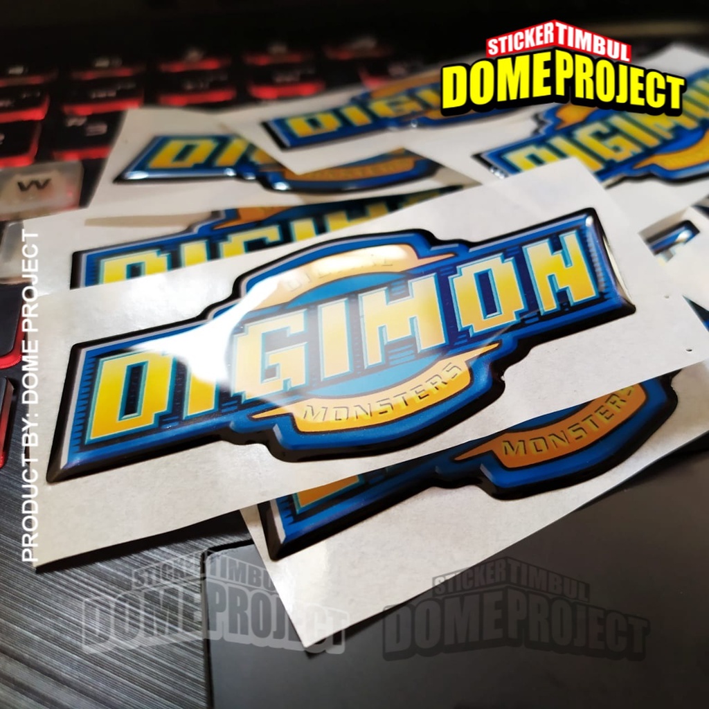 STIKER TIMBUL MOTOR ANIME DIGIMON EMBLEM STIKER TIMBUL STIKER MOBIL STICKER WATERPROOF STICKER AKSESORIS SEPEDA MOTOR