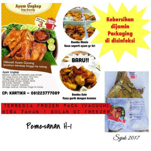 

Ayam kampung bumbu ungkep frozen