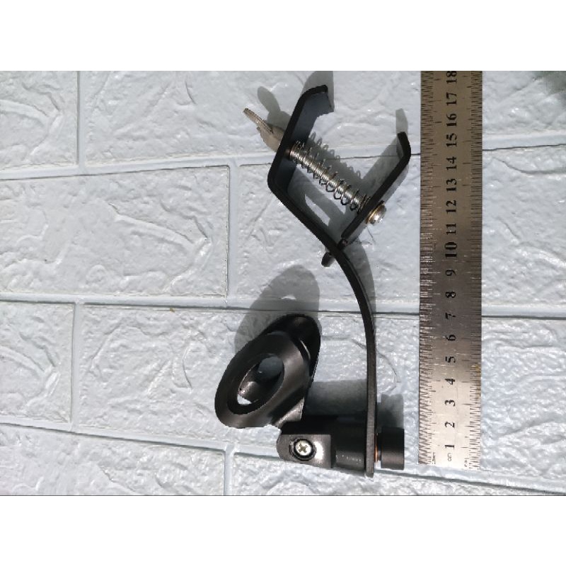 Stand Mic Jepit Kendang Stand Ketipung Stand Cepit Drum Bahan Besi Tebal Kualitas Premium Plus Holde