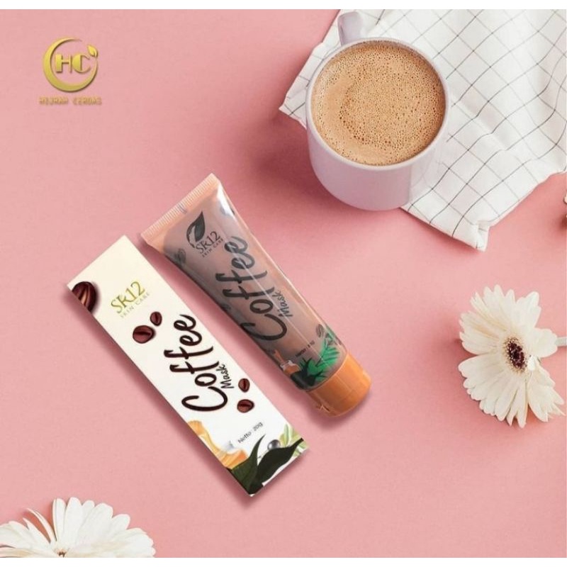 MASKER KOPI / COFFEE MASK / MASKER WAJAH / MASKER HEMPAS KOMEDO