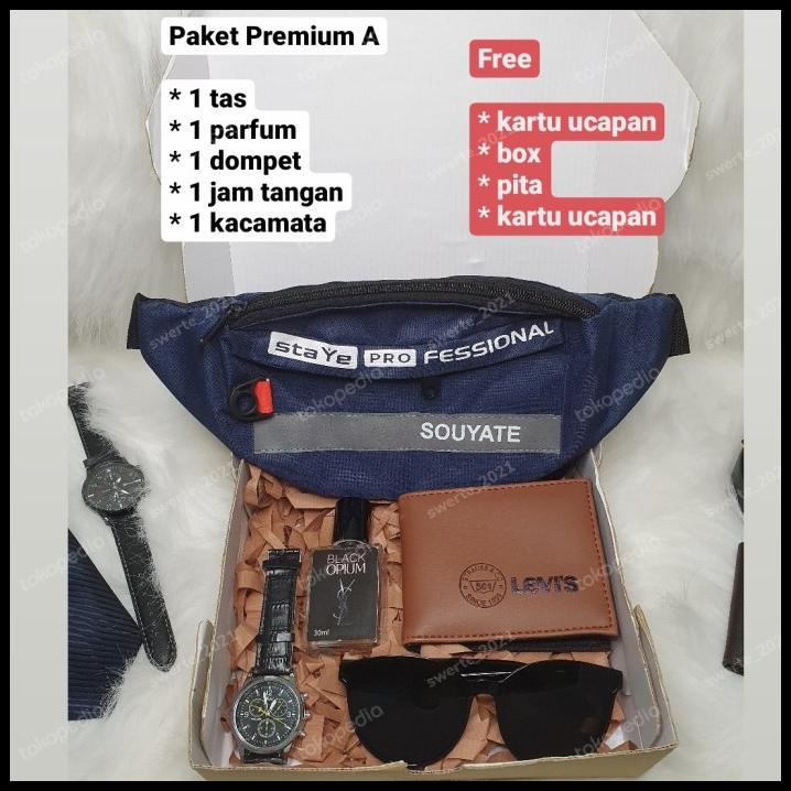 

Kado Box Hampers Paket Premium A Cowok Pria Ayah