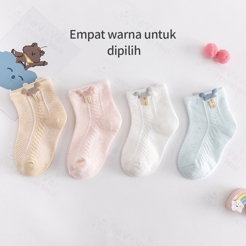 BEVAVAR  Kaos Kaki Bayi Lucu Kaus Kaki Bayi Mesh Bernapas