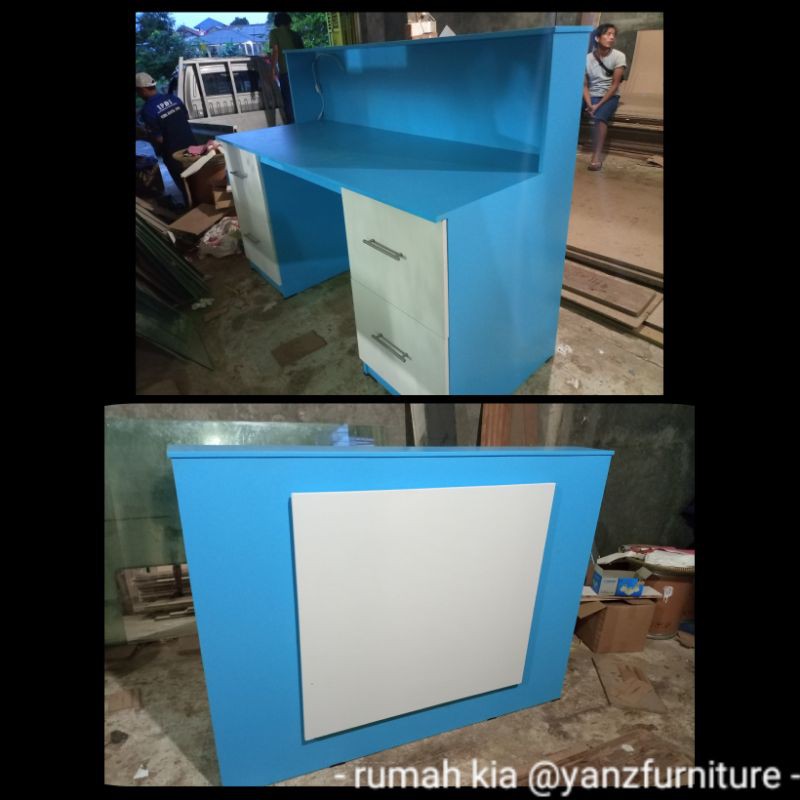 meja kantor/resepsionis/kasir
