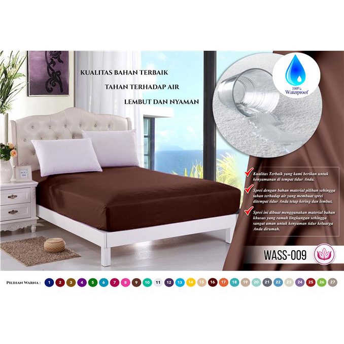 #SPREI SEPREI WATERPROFF POLOS-COKLAT