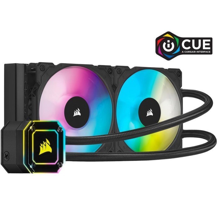 Corsair iCUE H100i ELITE CAPELLIX 240mm RGB - Liquid CPU Cooler -