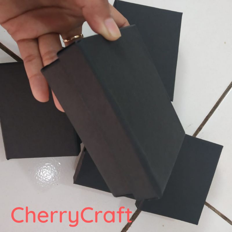 

READY 9x6x3 full black untuk emas mini gold