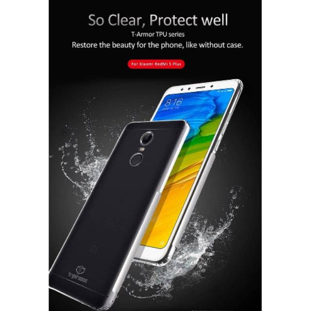 T-phox soft T-armor Tpu xiaomi Redmi 5 PLUS soft case casing cover