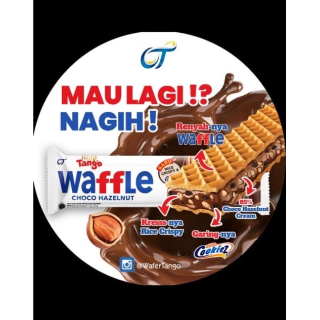 

Tango Waffle CHOCO HAZELNUT Wafer Tango Chocohazelnut