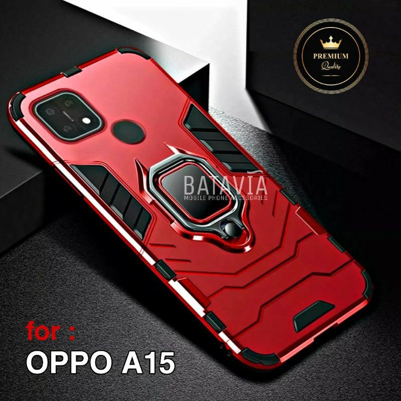Hard Case Oppo A15 Iron Case Panther Predators Hybrid