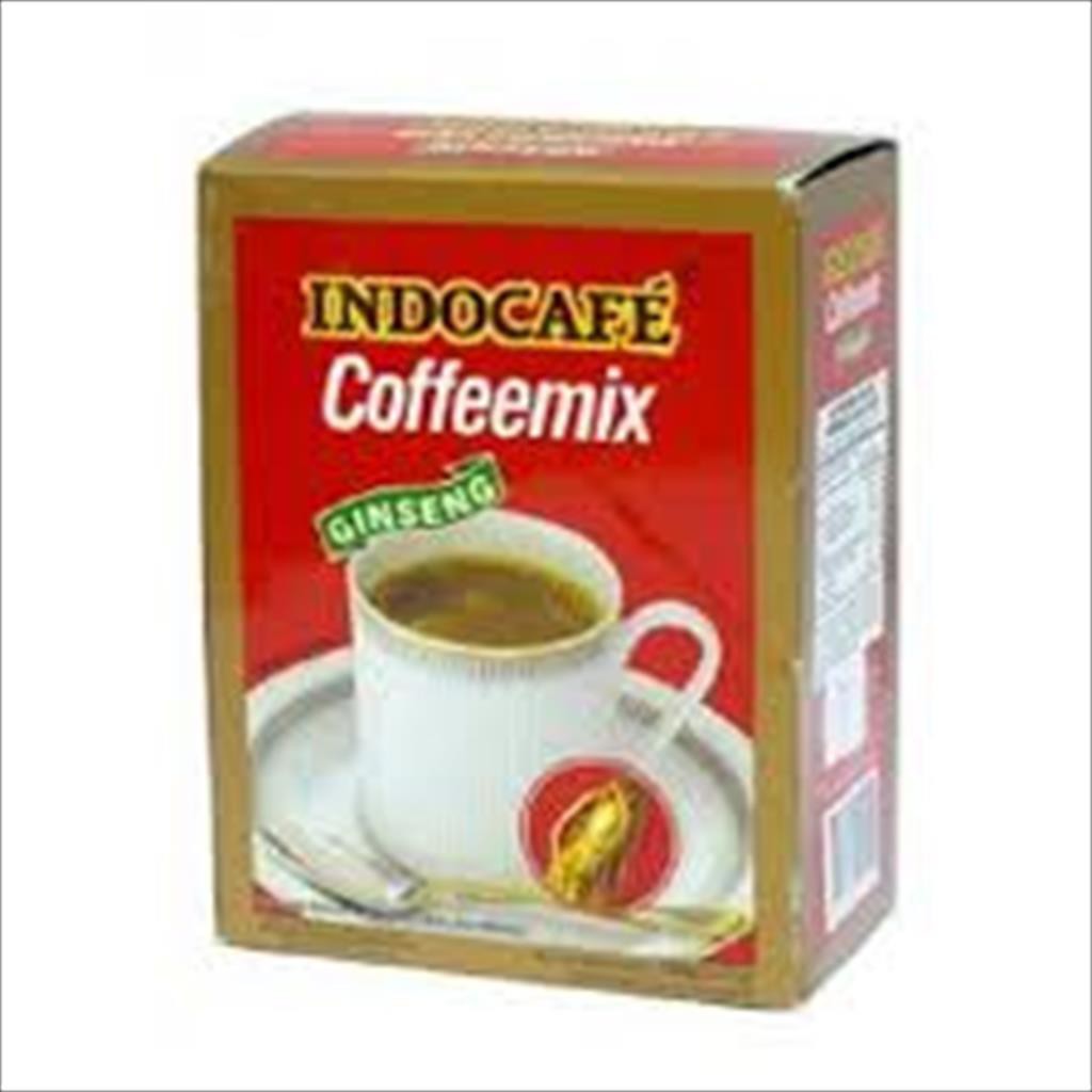 

Indocafe Coffeemix Gingseng Box 100 Gr ( 5 Satchet x 20 Gr)