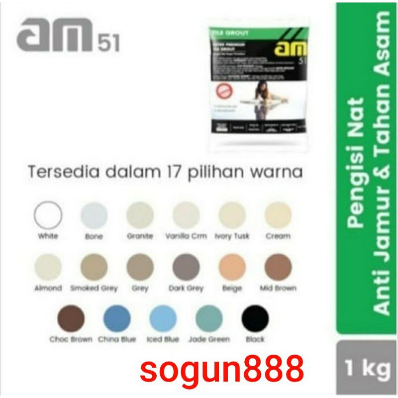 Thebettles Am 51 Granite 114S. Am Nat. Semen Nat . Super Premium Tile Grout.