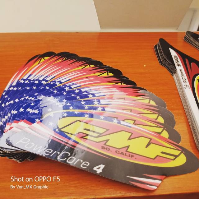 Stiker knalpot FMF Powercore 4 tebal