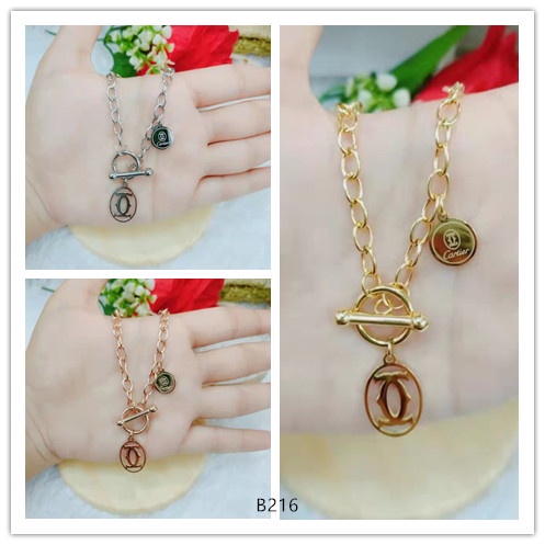 Set Perhiasan Titanium Kalung/Gelang Fashion Jewellery