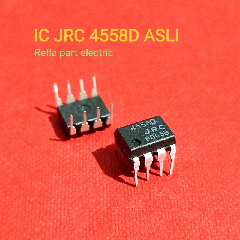 Jual IC JRC4558 4558D RC4558 4558 DIP-8 DUAL OPERATIONAL AMPLIFIER IC ...