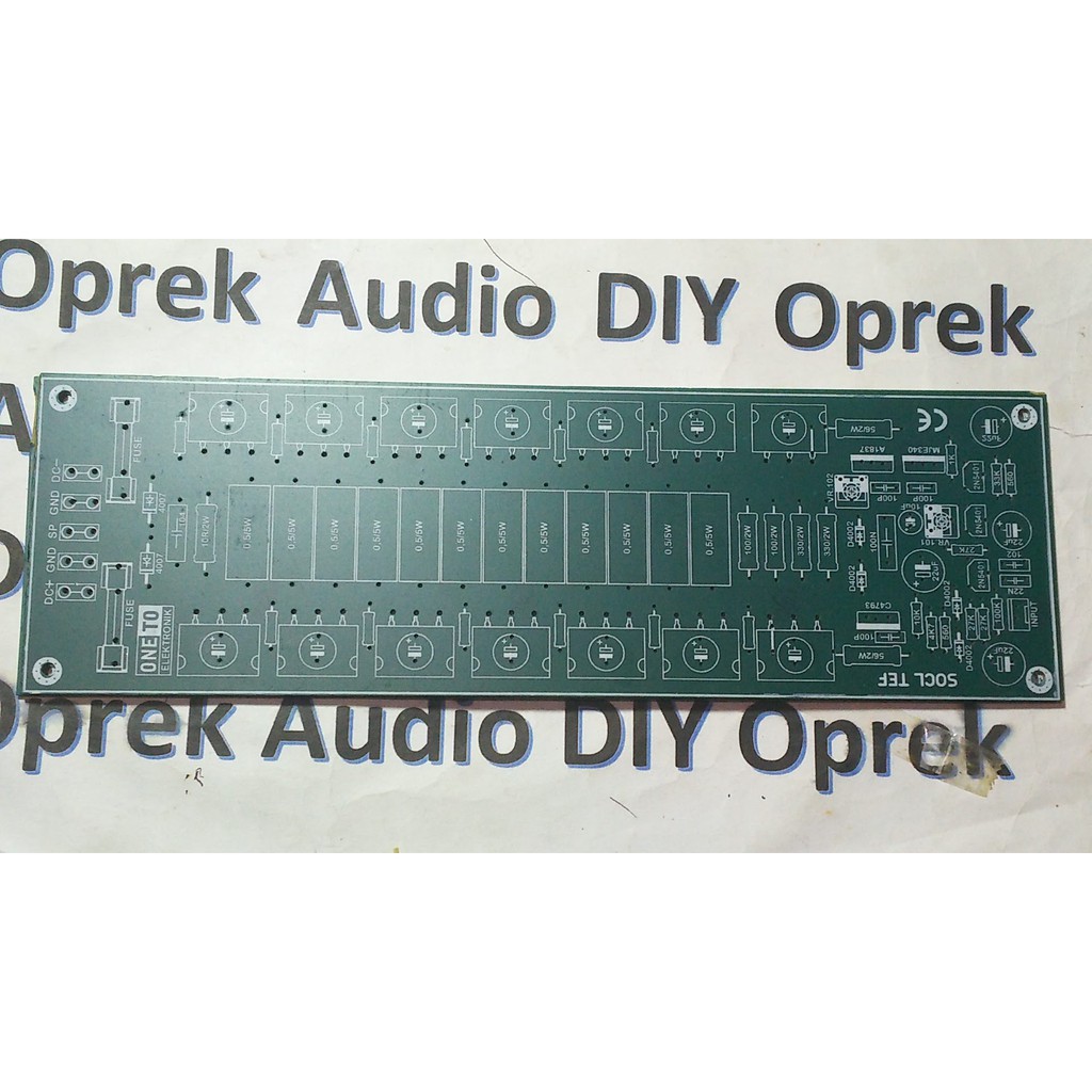 DIY PCB POWER AMPLIFIER SOCL 504 FINAL SOCL 6 SET TR TEF 1000WATT