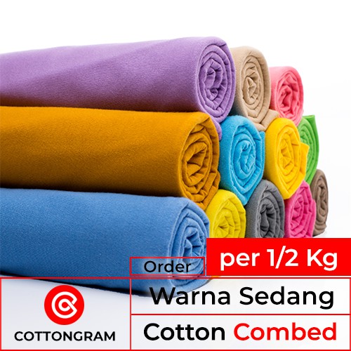 Harga kain katun combed