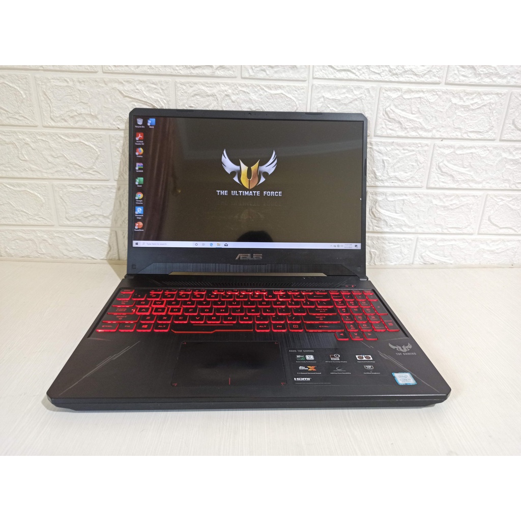 Asus TUF Gaming FX505GD Core i7-8750H VGA Nvidia GTX1050 Dual SSD HDD Laptop Second Bekas ROG Gen 8 