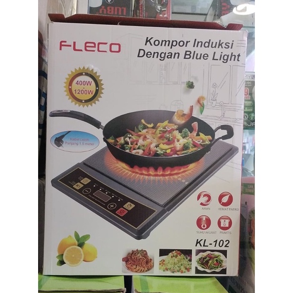 Kompor Induksi Dengan Blue Light Layar Sentuh Fleco KL-101 // KL-102 // Kompor Listrik