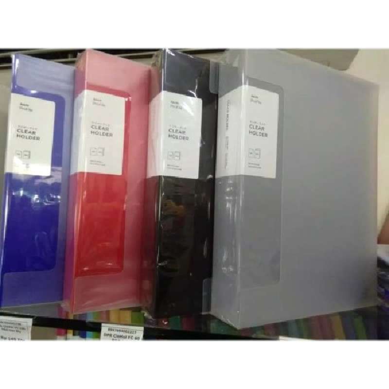 Clear Holder Daichi Folio 100 / Dokument keeper HITAM ( PCS )