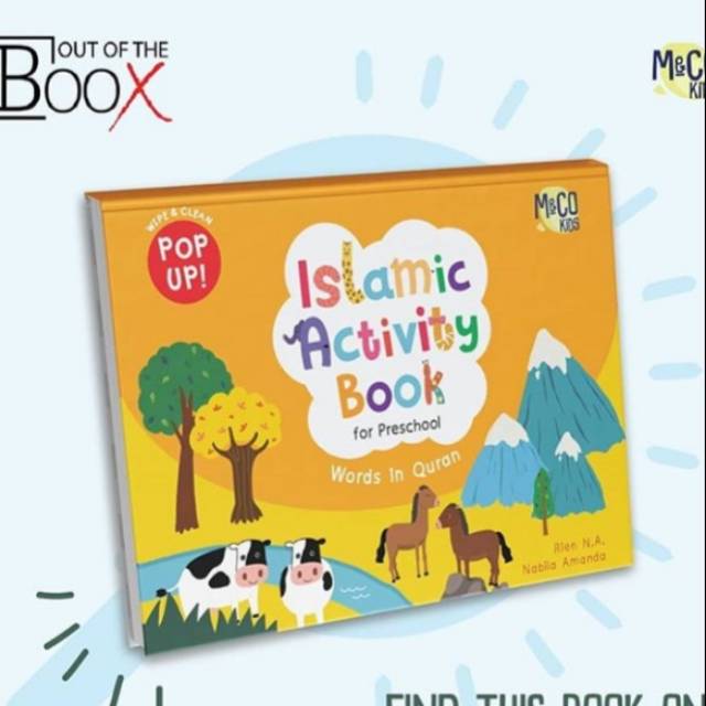 Islamic activity book. Pop up islami. Buku anak murah