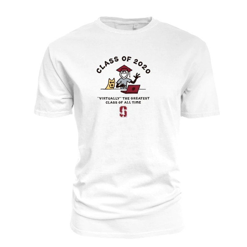 Kaos Tshirt Stanford University - Class of 2020 virtually the greatest class of the time Stanford