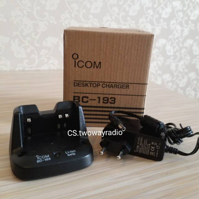 Charger HT ICOM BC193 / Desktop Charger BC 193 / BP265 / HT ICOM V80 U80