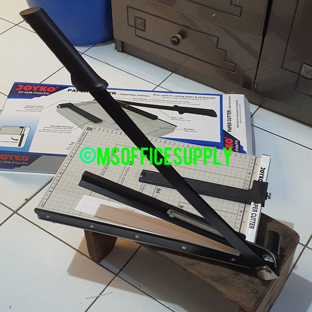 pemotong kertas paper cutter F4 FOLIO JOYKO LETTER 26X38 cm pc 2638