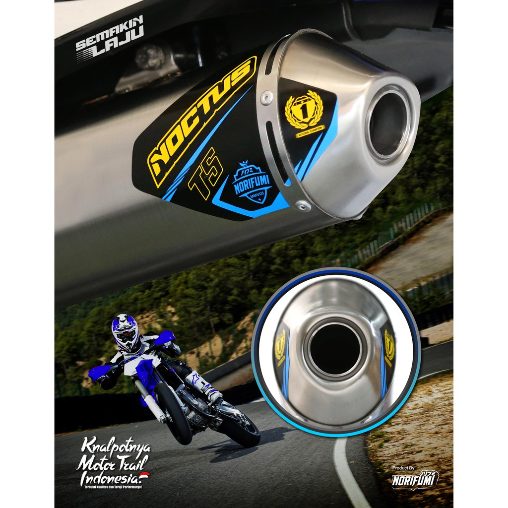 knalpot noctus t5 crf150 klx150 wr155-2